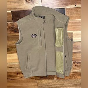Drake Mississippi State University Windproof Fleece Vest 2XL